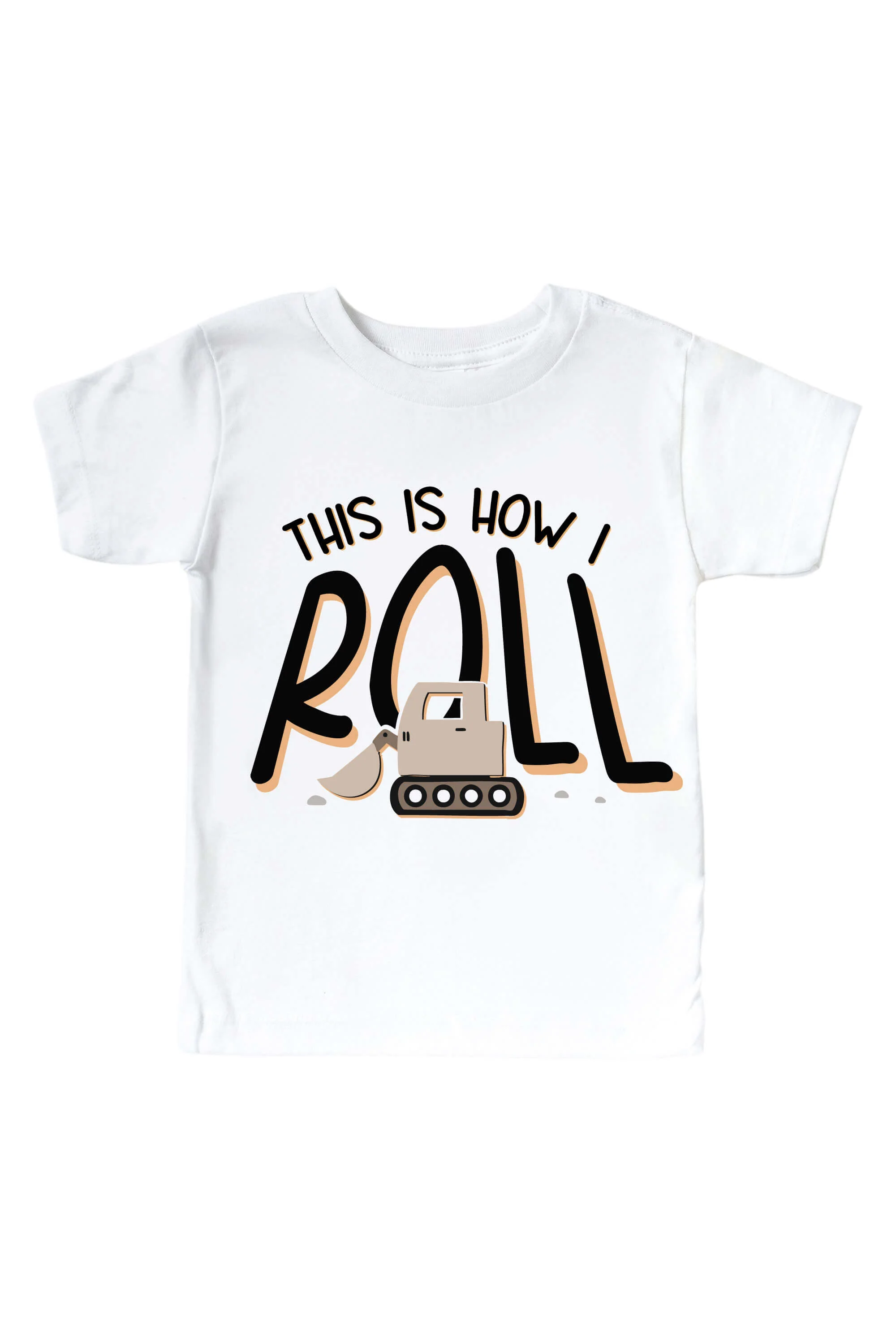 How I Roll Graphic Bodysuit & Kids Tee | White - Image 3