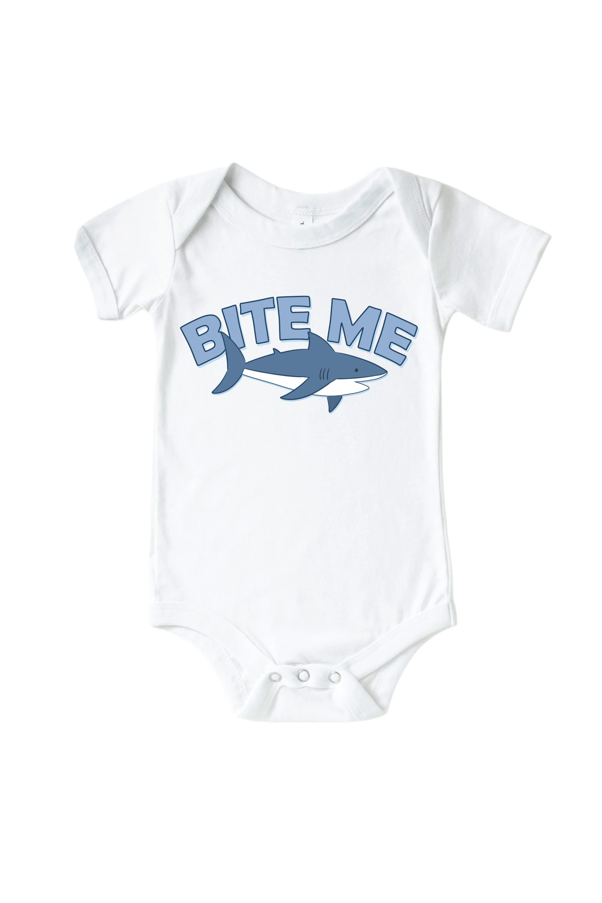 Jawsome Graphic Bodysuit & Kids Tee | White - Image 2