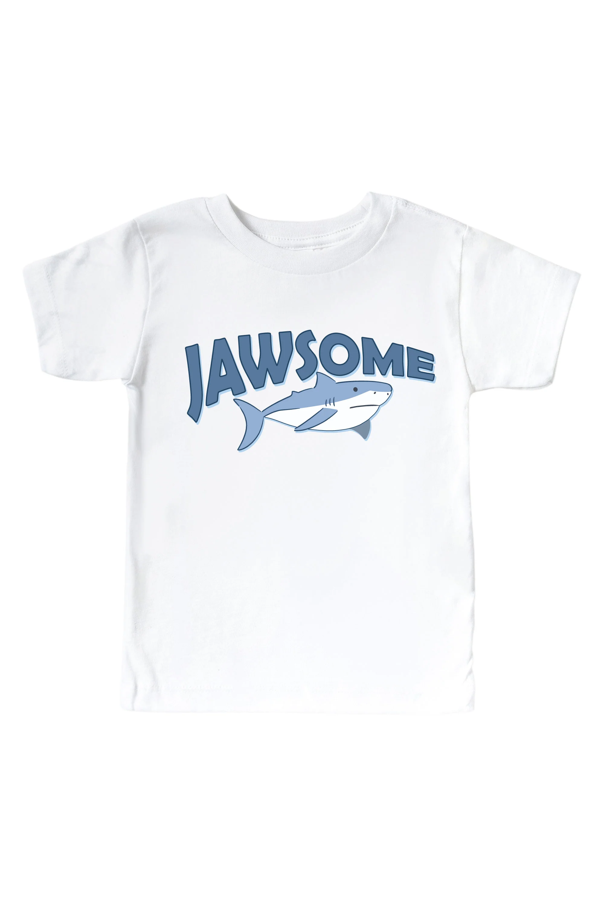 Jawsome Graphic Bodysuit & Kids Tee | White - Image 3