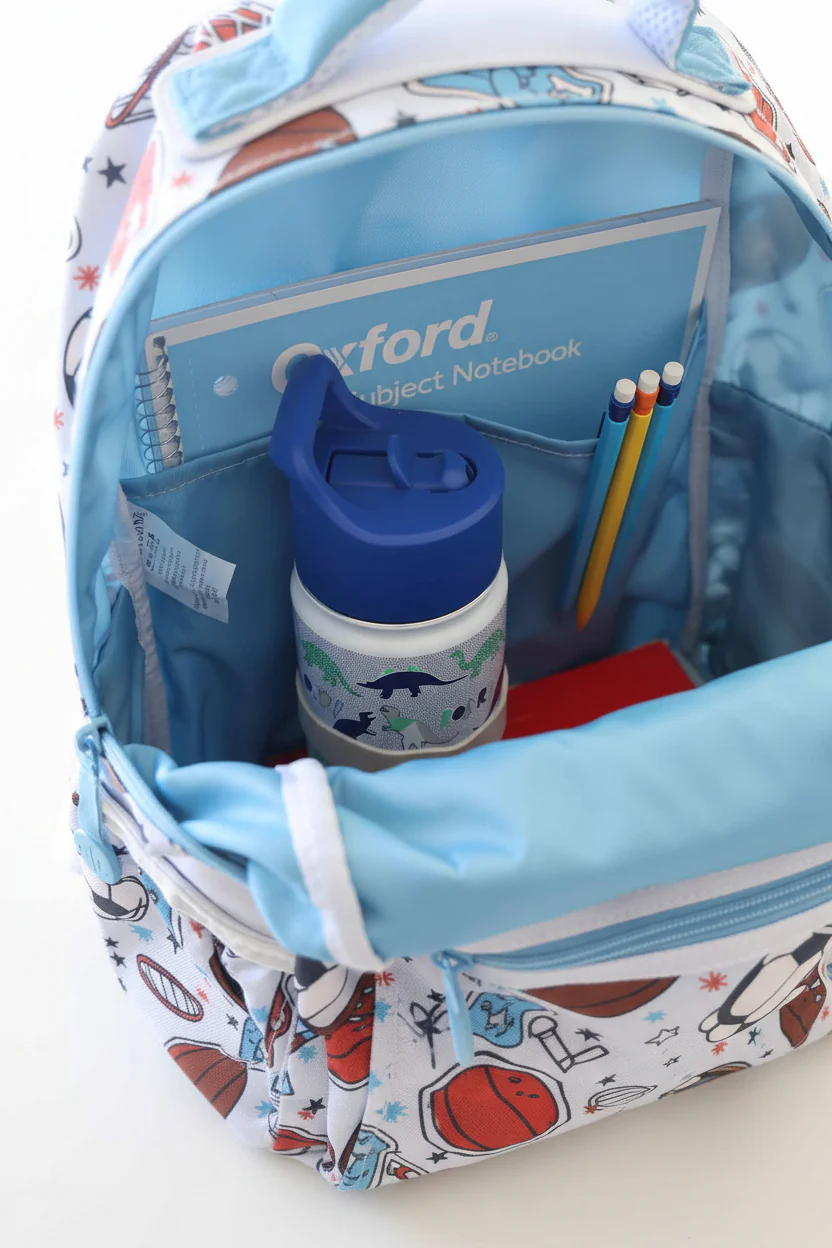 Kids Embroidered Backpack | Half Time - Image 13