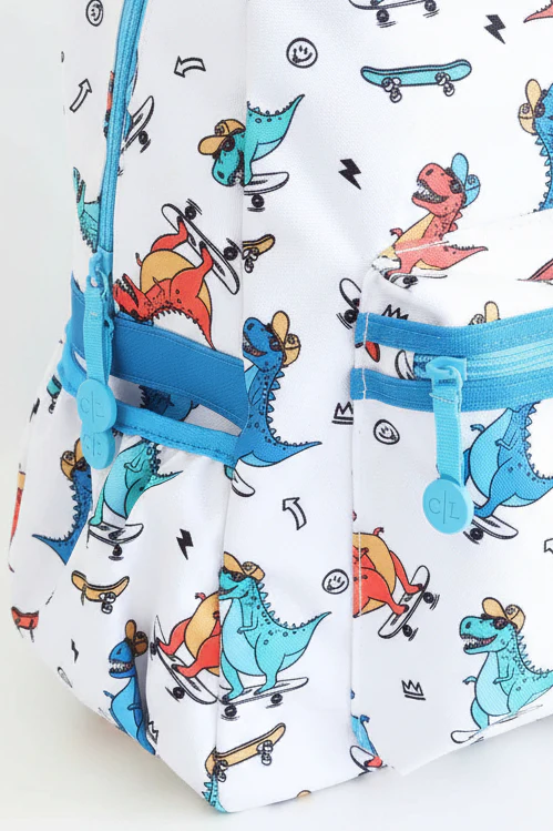 Kids Embroidered Backpack | Shark Attack - Image 6