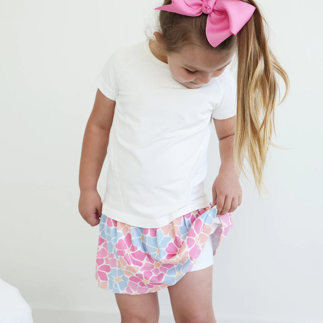 Kids CloudActive™ Athletic Pleated Skirt | Power Flowers - Image 15
