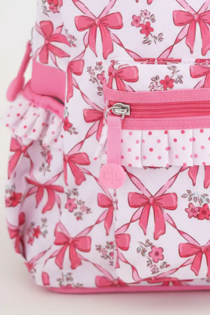Kids Embroidered Ruffle Backpack | Bow Besties - Image 18