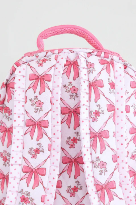Kids Embroidered Ruffle Backpack | Bow Besties - Image 4