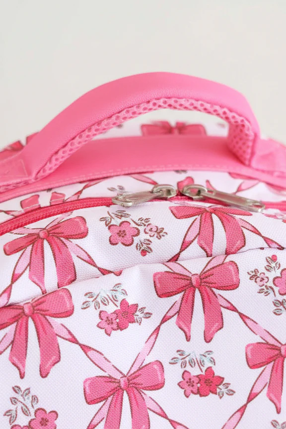 Kids Embroidered Ruffle Backpack | Bow Besties - Image 9