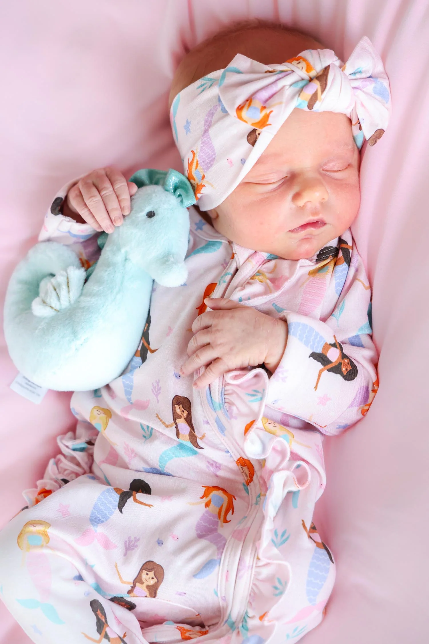 Knit Large Bow Headwrap | Let's Be Mermaids - Image 3