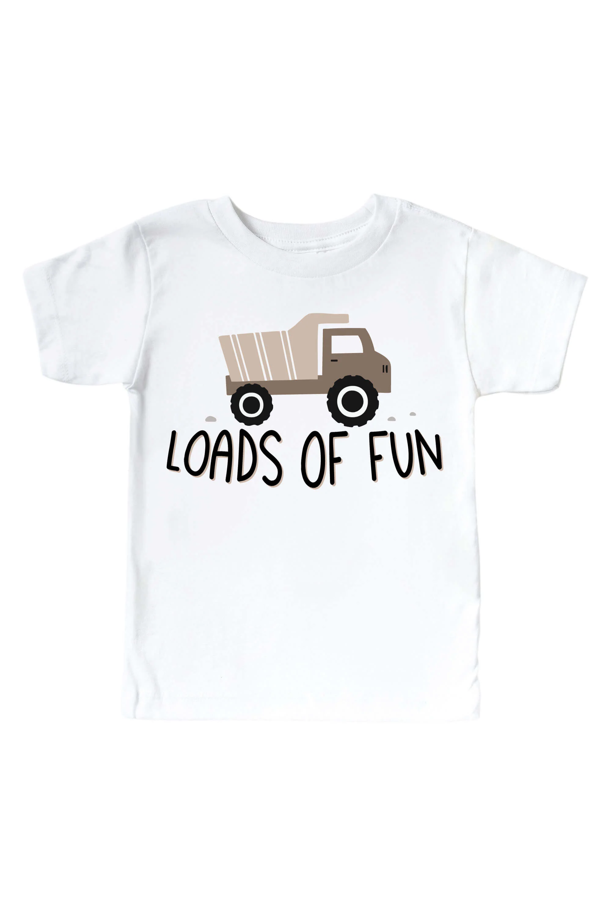 Loads Of Fun Graphic Bodysuit & Kids Tee | White - Image 3