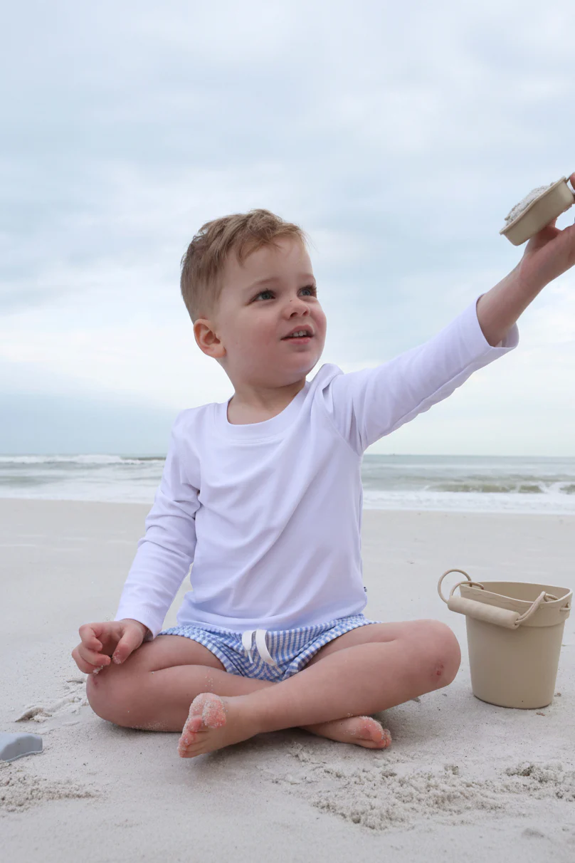 Long Sleeve Rash Guard Shirt | White - Image 10