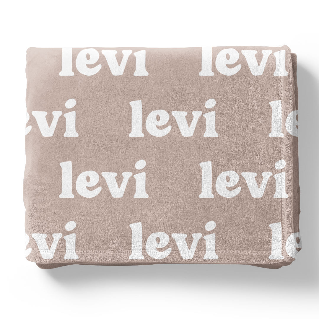 Pastel Neutrals Personalized Color Blanket - Image 17