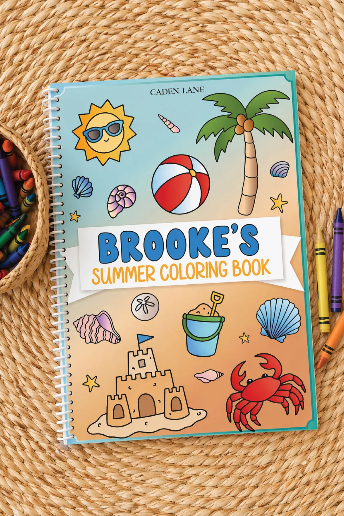 Personalized Coloring Book | Beach Bash