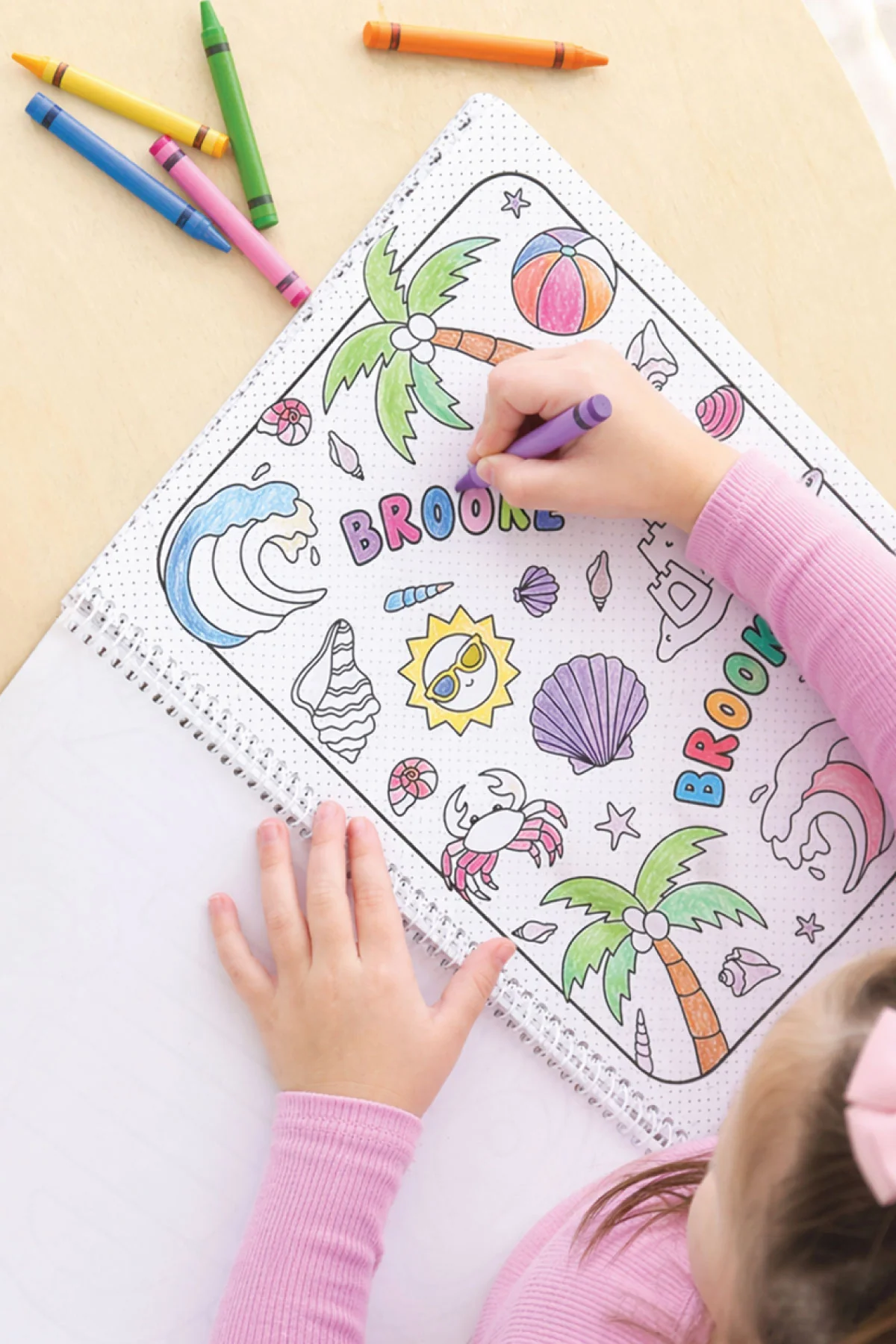 Personalized Coloring Book | Beach Bash - Image 4