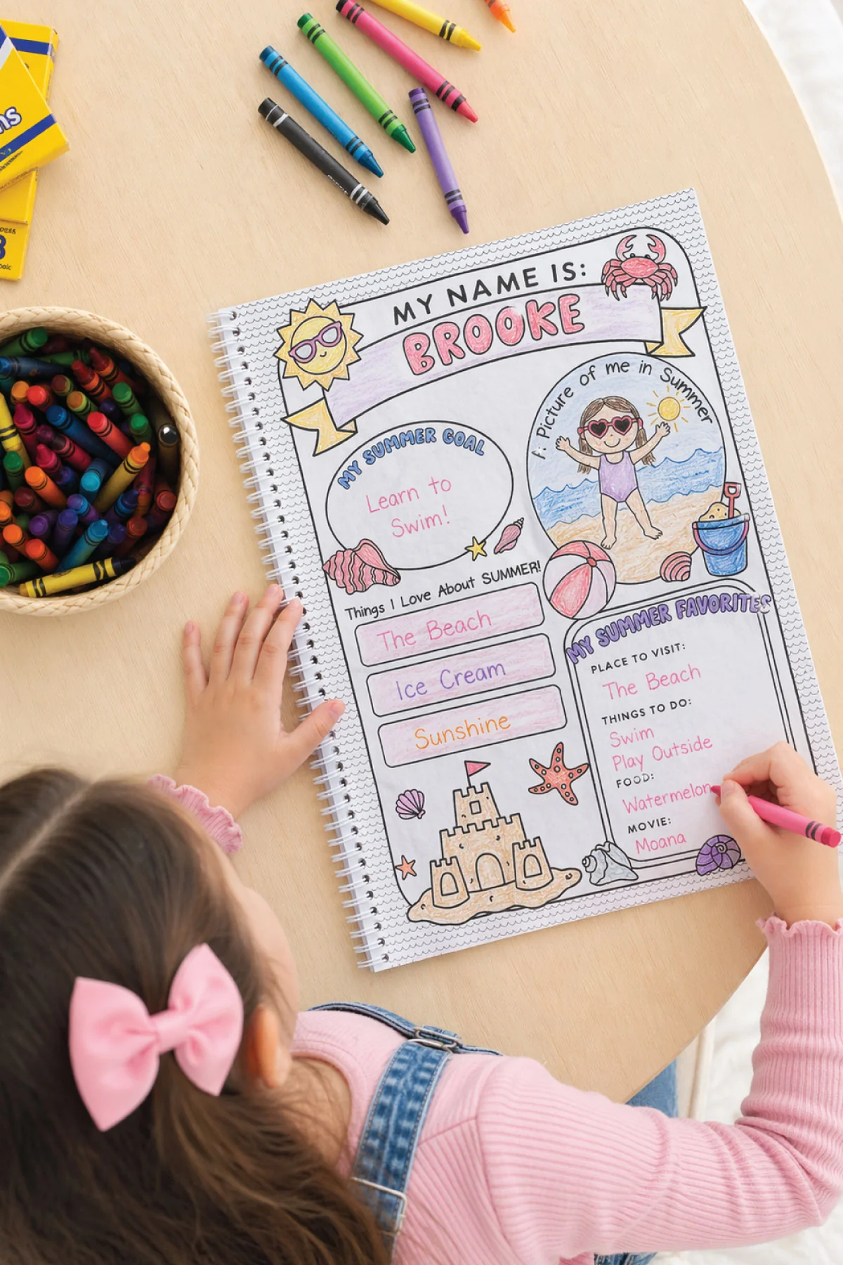 Personalized Coloring Book | Beach Bash - Image 6