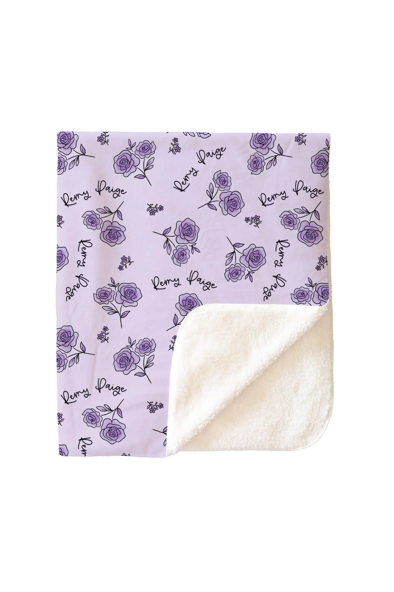 Personalized Kids Blanket | Amethyst Garden - Image 4