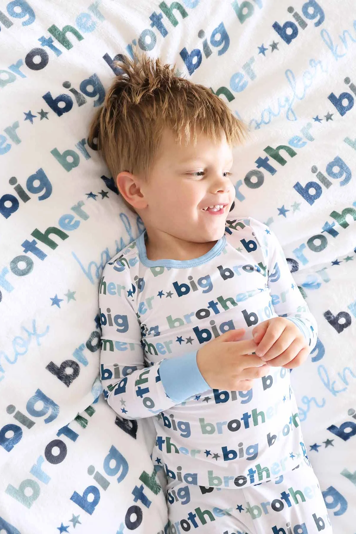 Personalized Kids Blanket | Big Sibling - Image 3