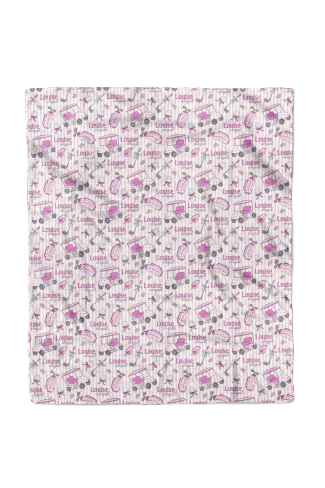 Personalized Kids Blanket | Caddie Crew Pink - Image 5