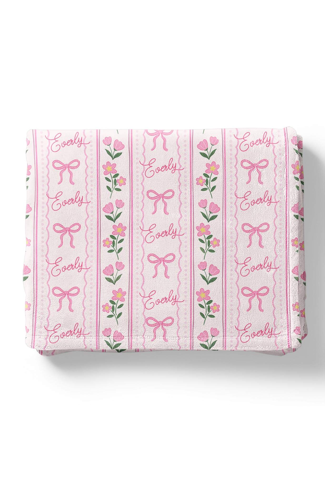 Personalized Kids Blanket | Coquette Garden - Image 2