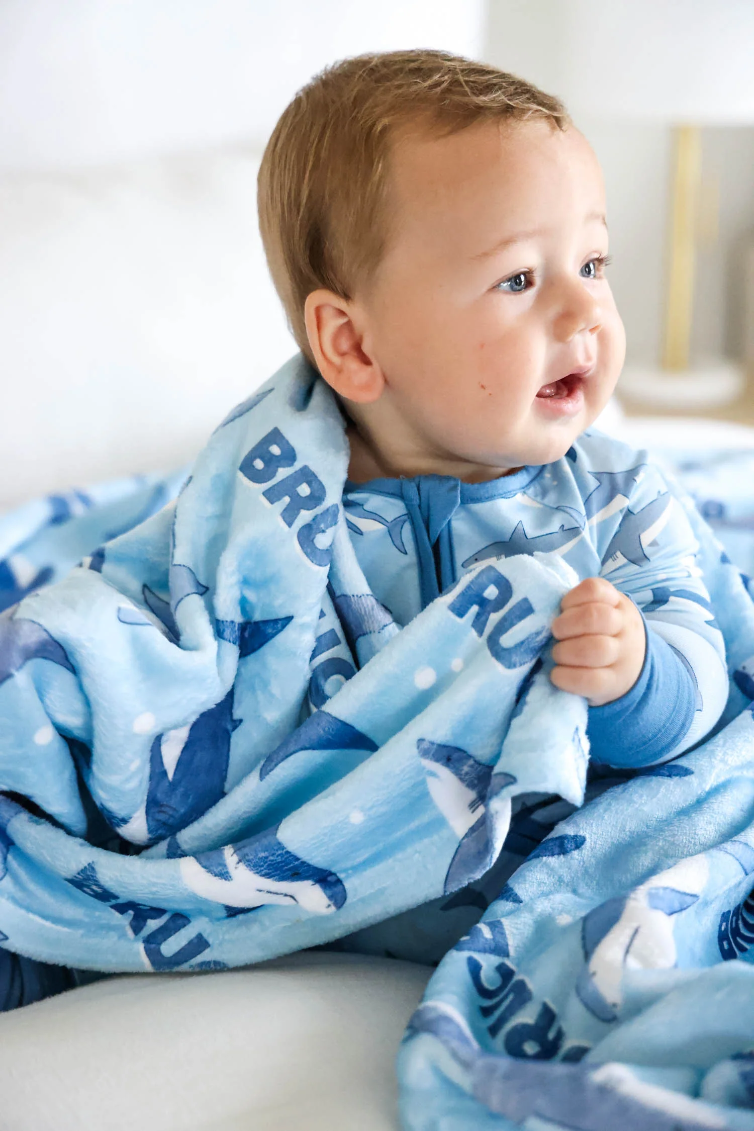 Personalized Kids Blanket | Fin Friends - Image 7