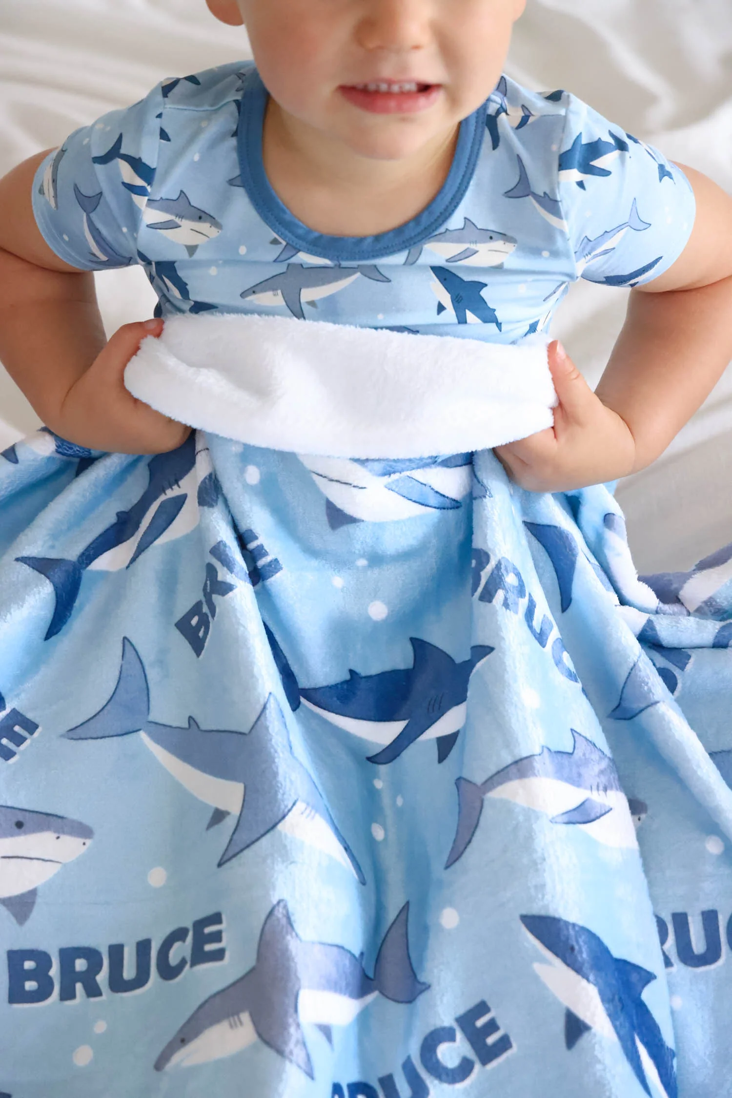Personalized Kids Blanket | Fin Friends - Image 9
