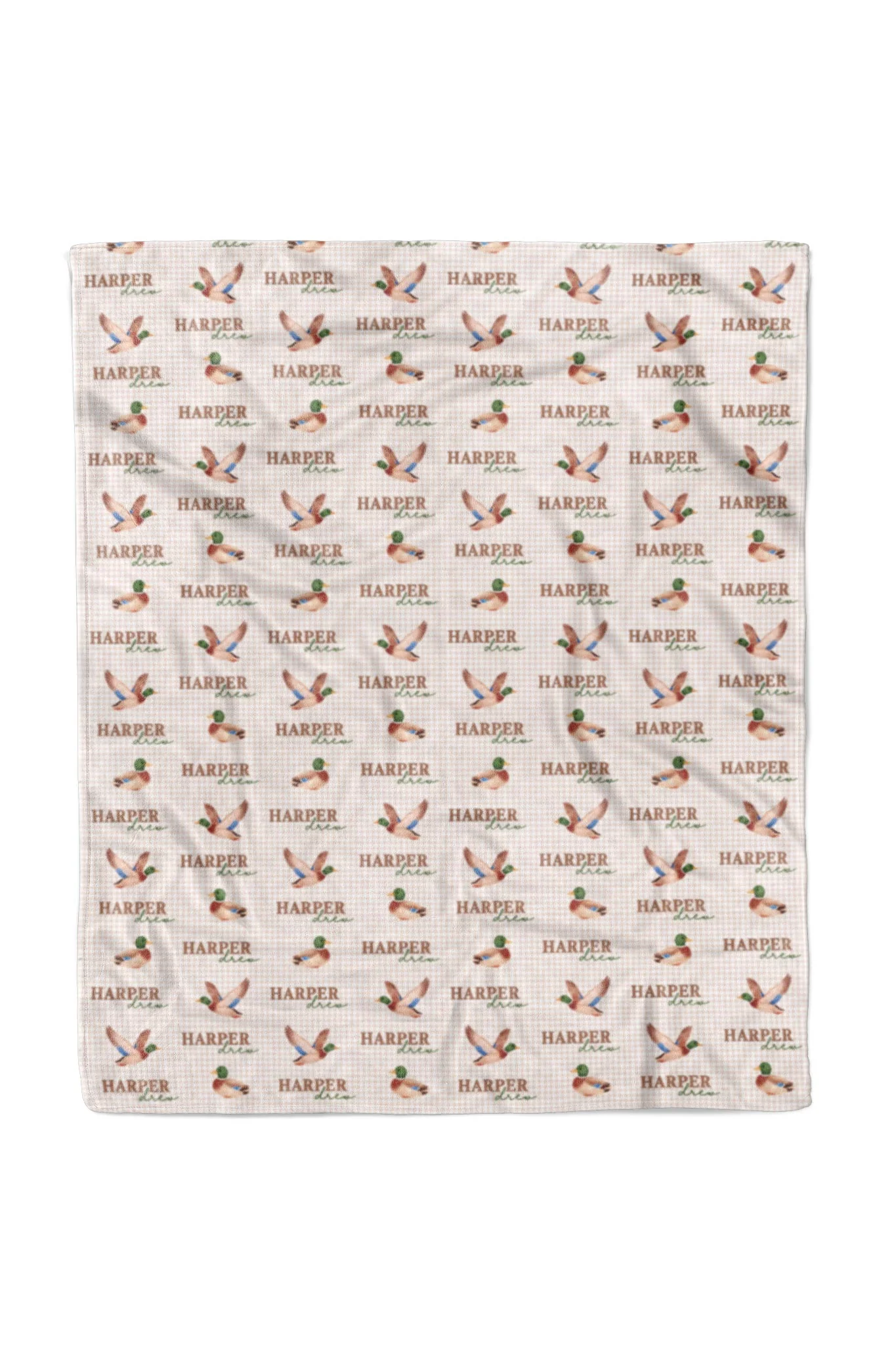 Personalized Kids Blanket | Little Mallard - Image 4
