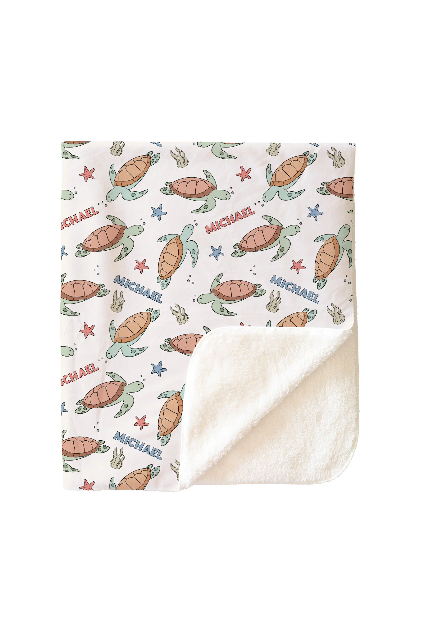 Personalized Kids Blanket | Turtley Rad - Image 4