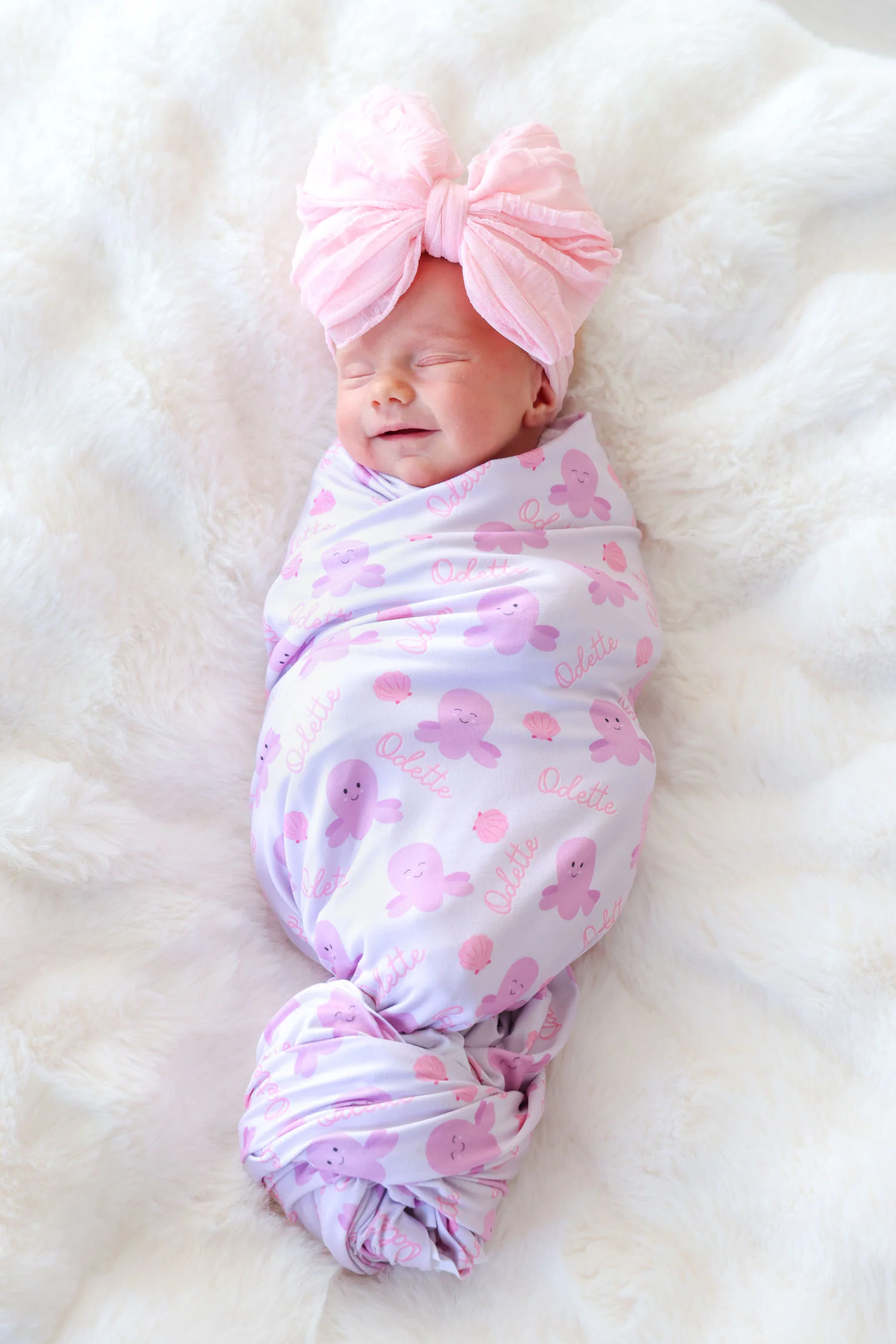 Personalized Swaddle Blanket | Sea Snuggles