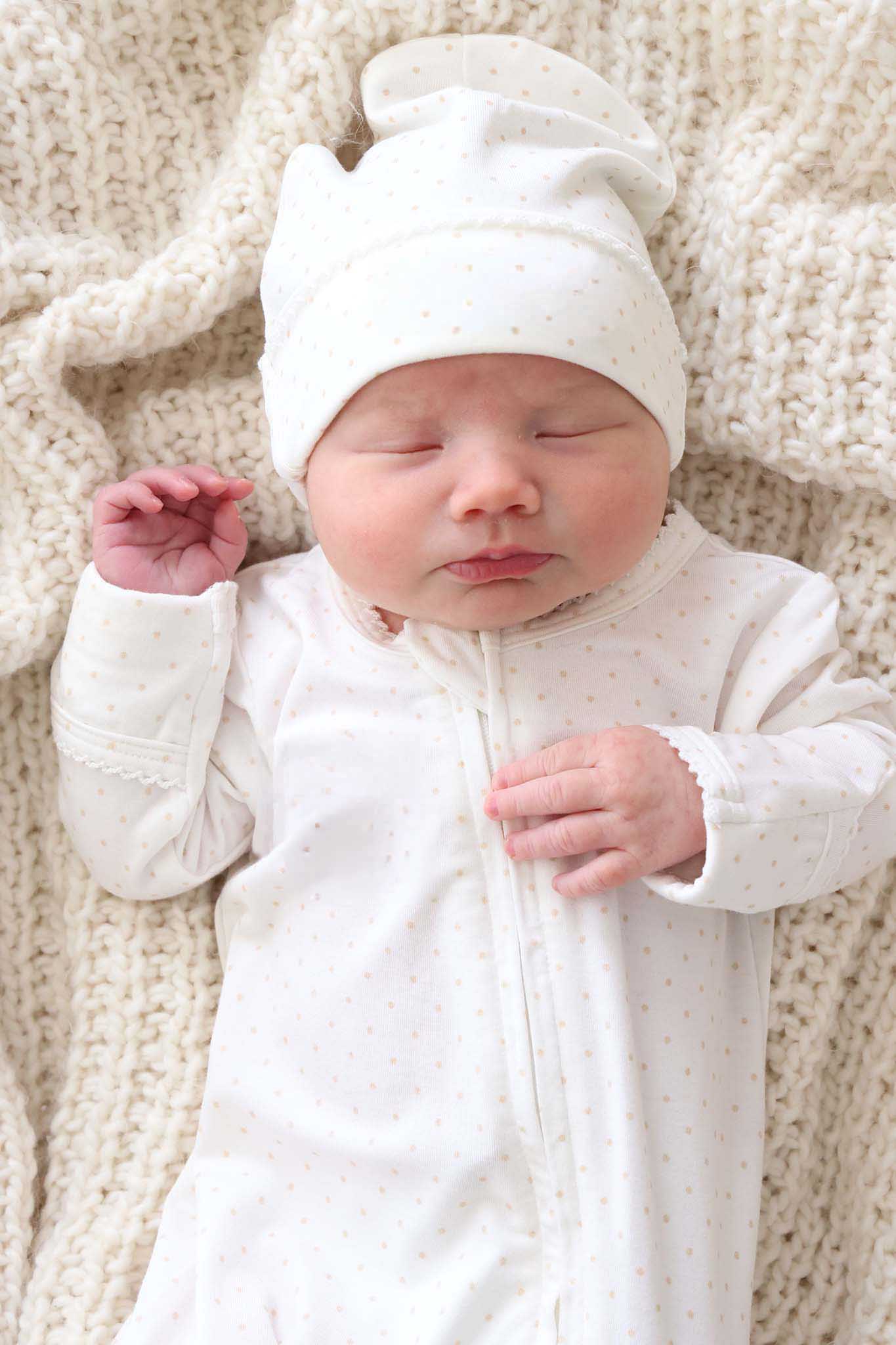 Picot Trim Bamboo Hat | Baby Taupe - Image 8