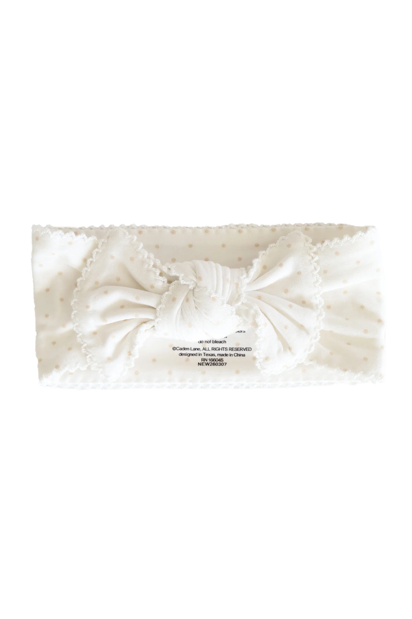 Picot Trim Knit Large Bow Headwrap - Image 8