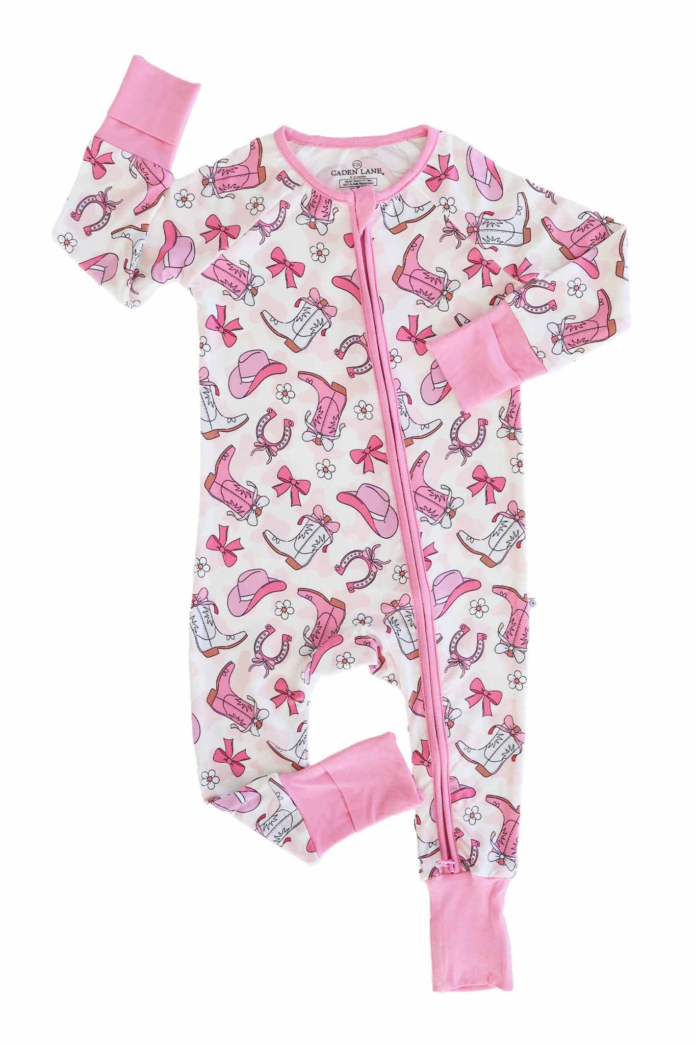 Rodeo Dreams Convertible Zip Romper | Pink - Image 6