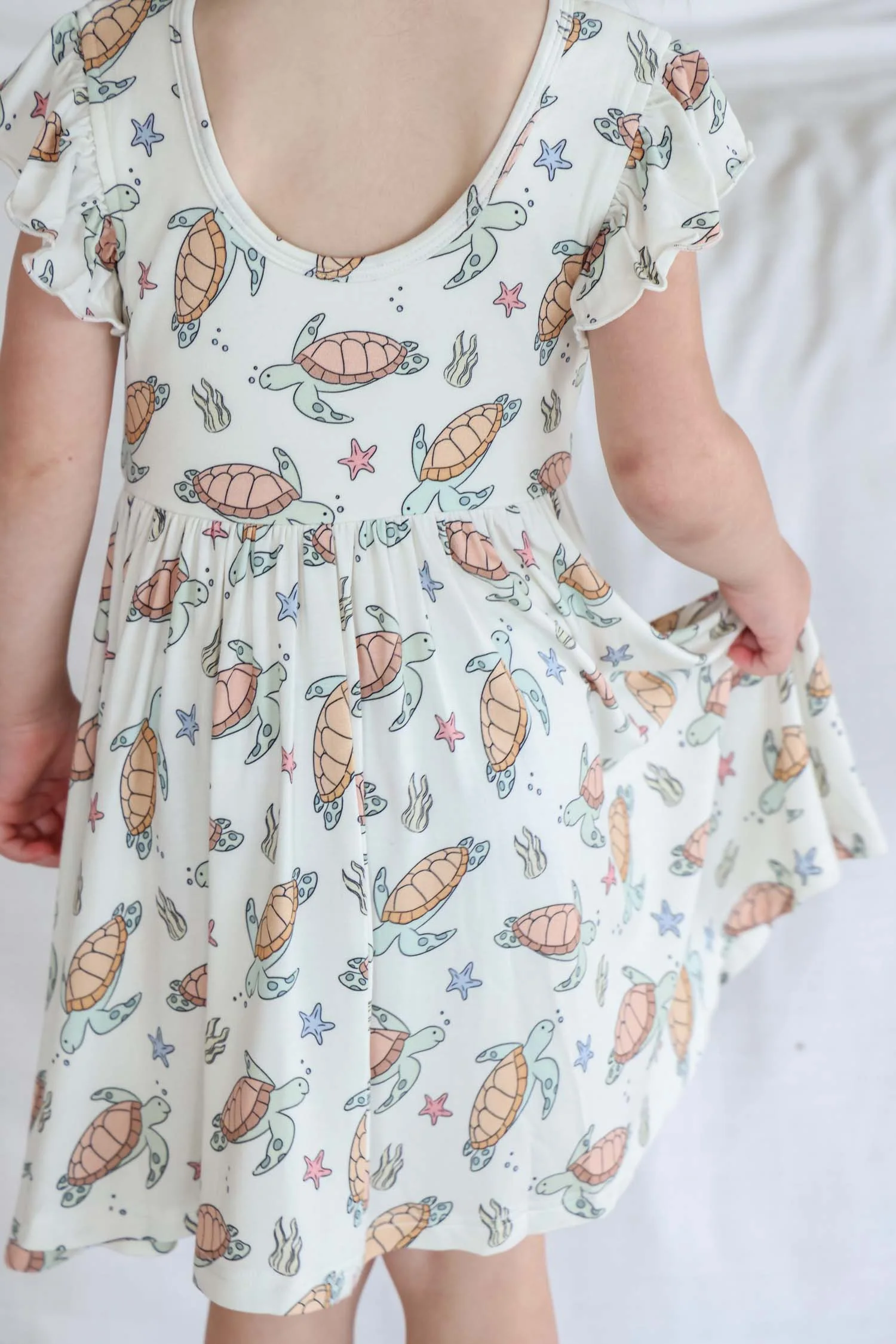 Ruffle Twirl Dress | Turtley Rad - Image 3