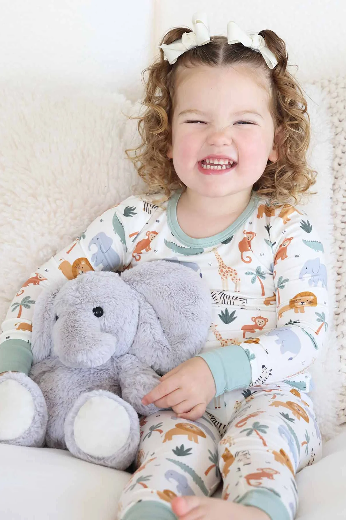 Safari Snuggles Two Piece Pajama Set - Image 5