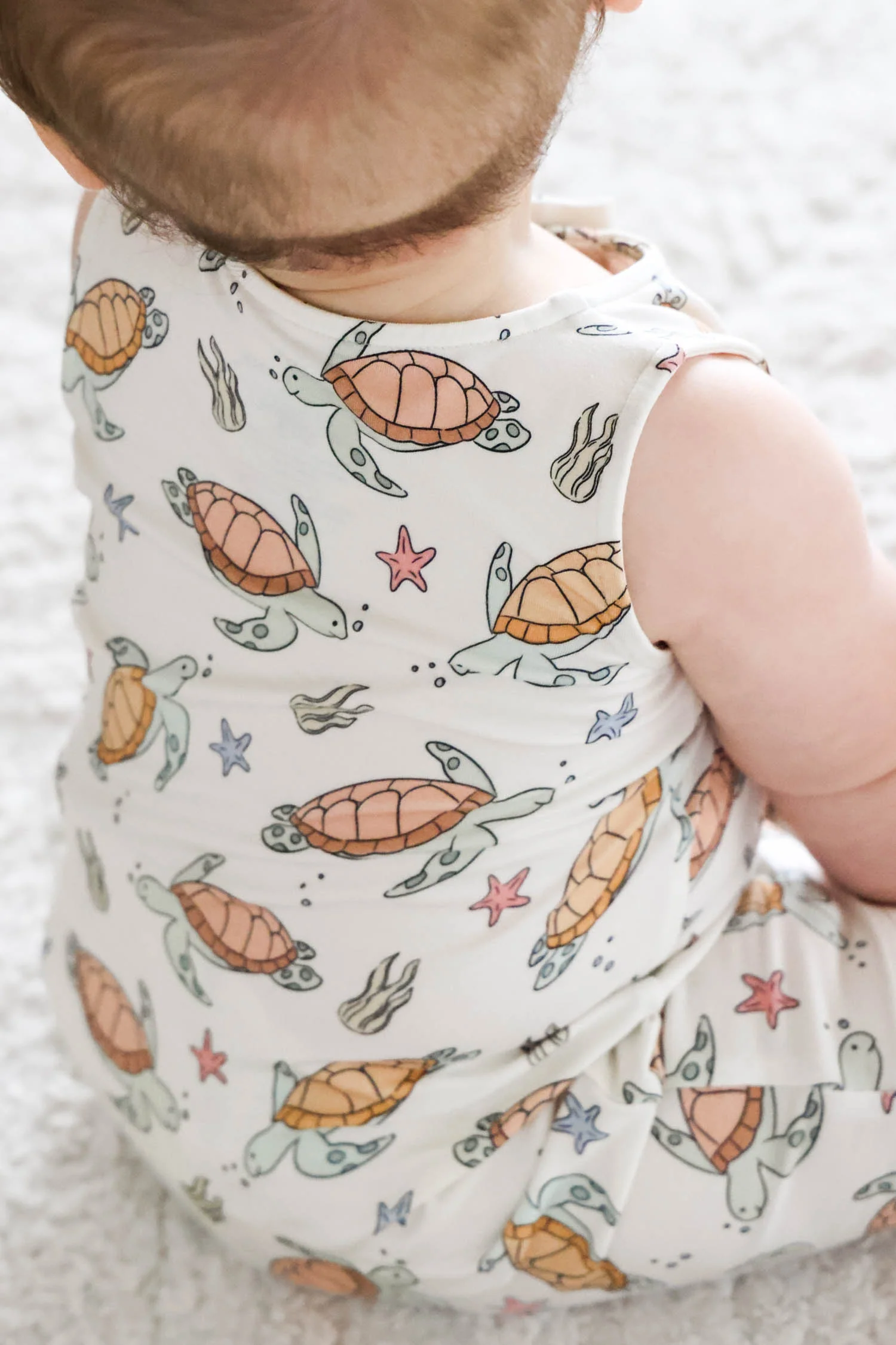 Sleeveless Snap Romper | Turtley Rad - Image 6
