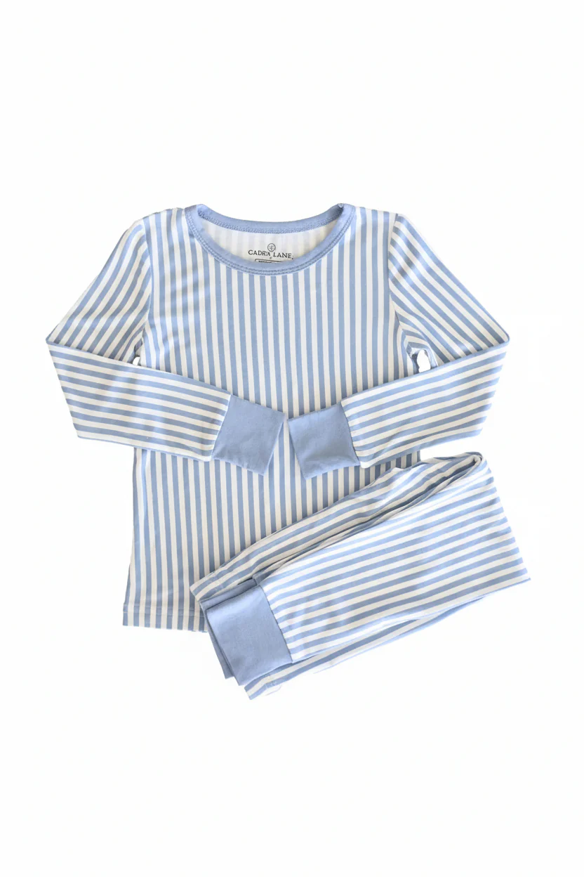 Snuggle Stripes Two Piece Pajama Set - Image 3