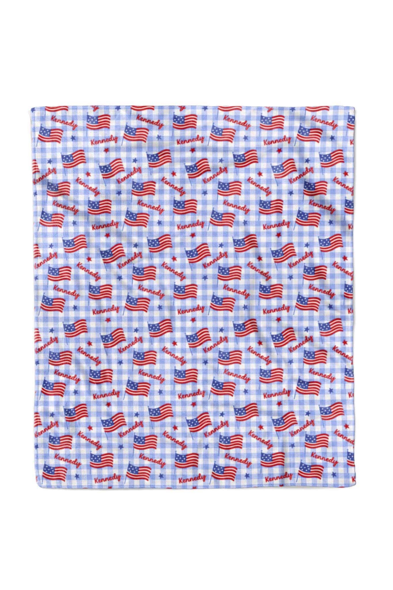 Personalized Kids Blanket | Star-Spangled Picnic - Image 8