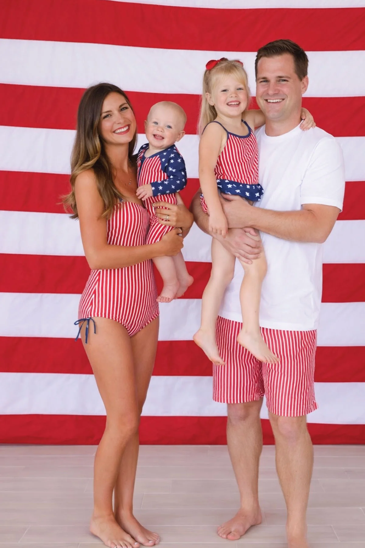 Women's Removable Strap One Piece | Stars & Stripes Party - Image 11