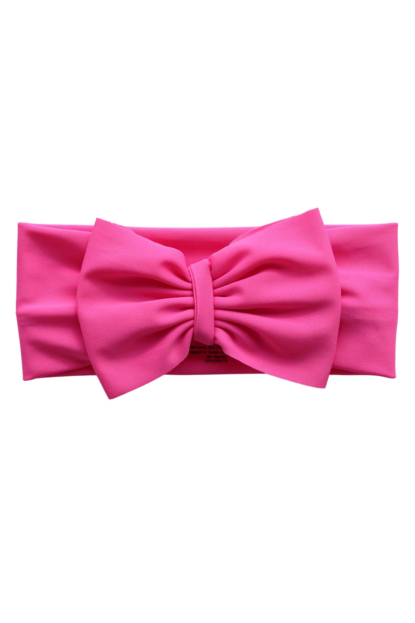 Swim Bow | Fuchsia Petals - Image 2