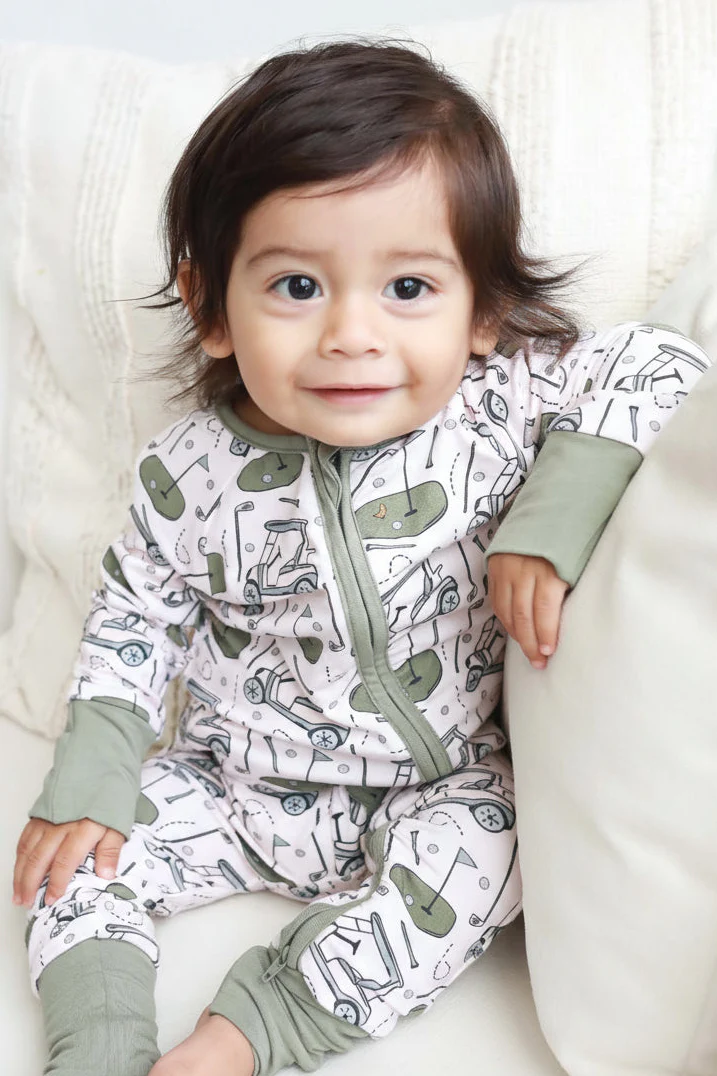 Tee Time Convertible Zip Romper