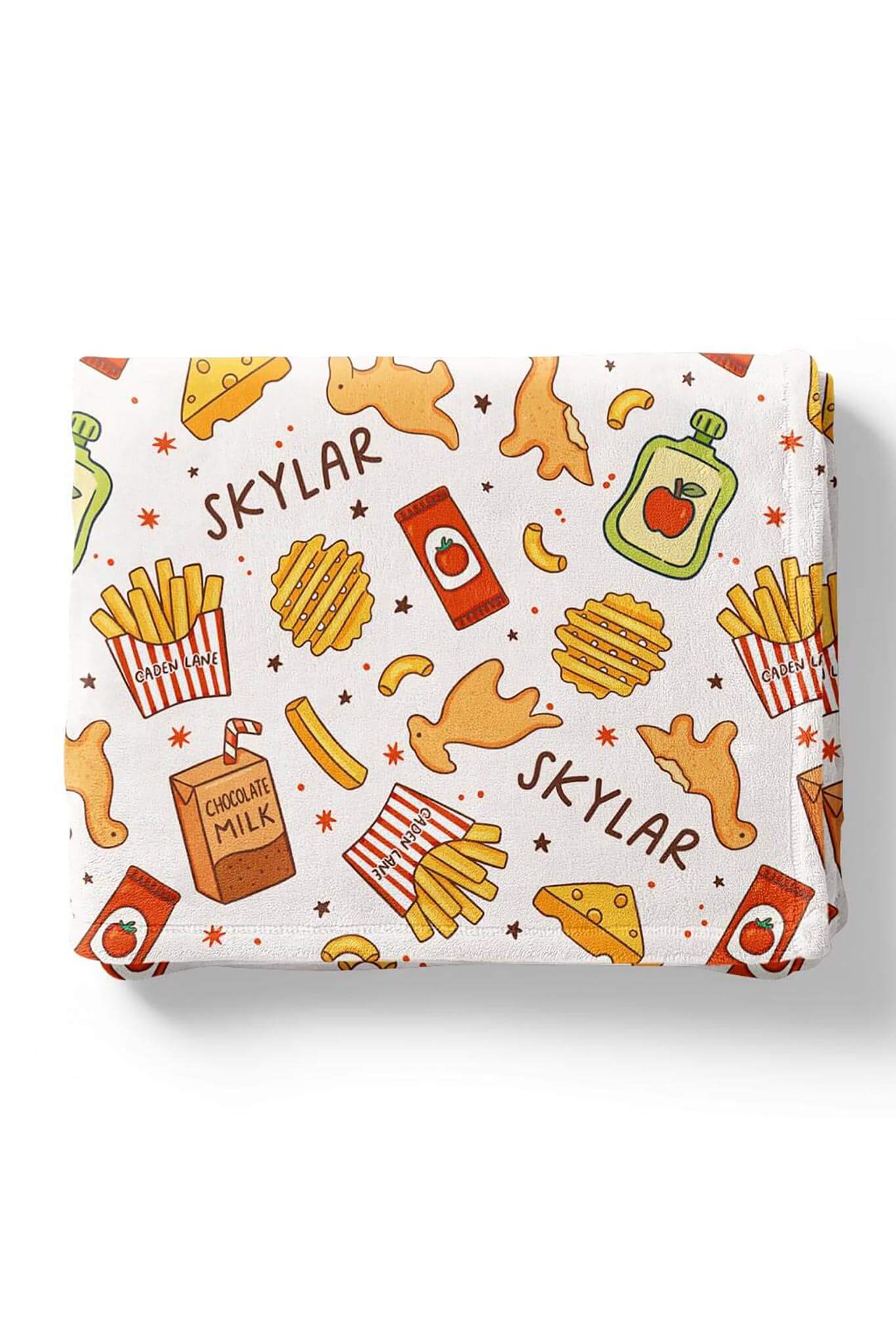 Tiny Bites Personalized Kids Blanket - Image 2