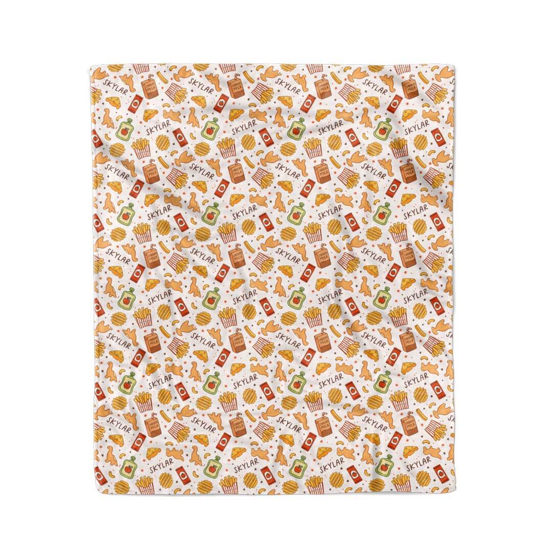 Tiny Bites Personalized Kids Blanket - Image 4