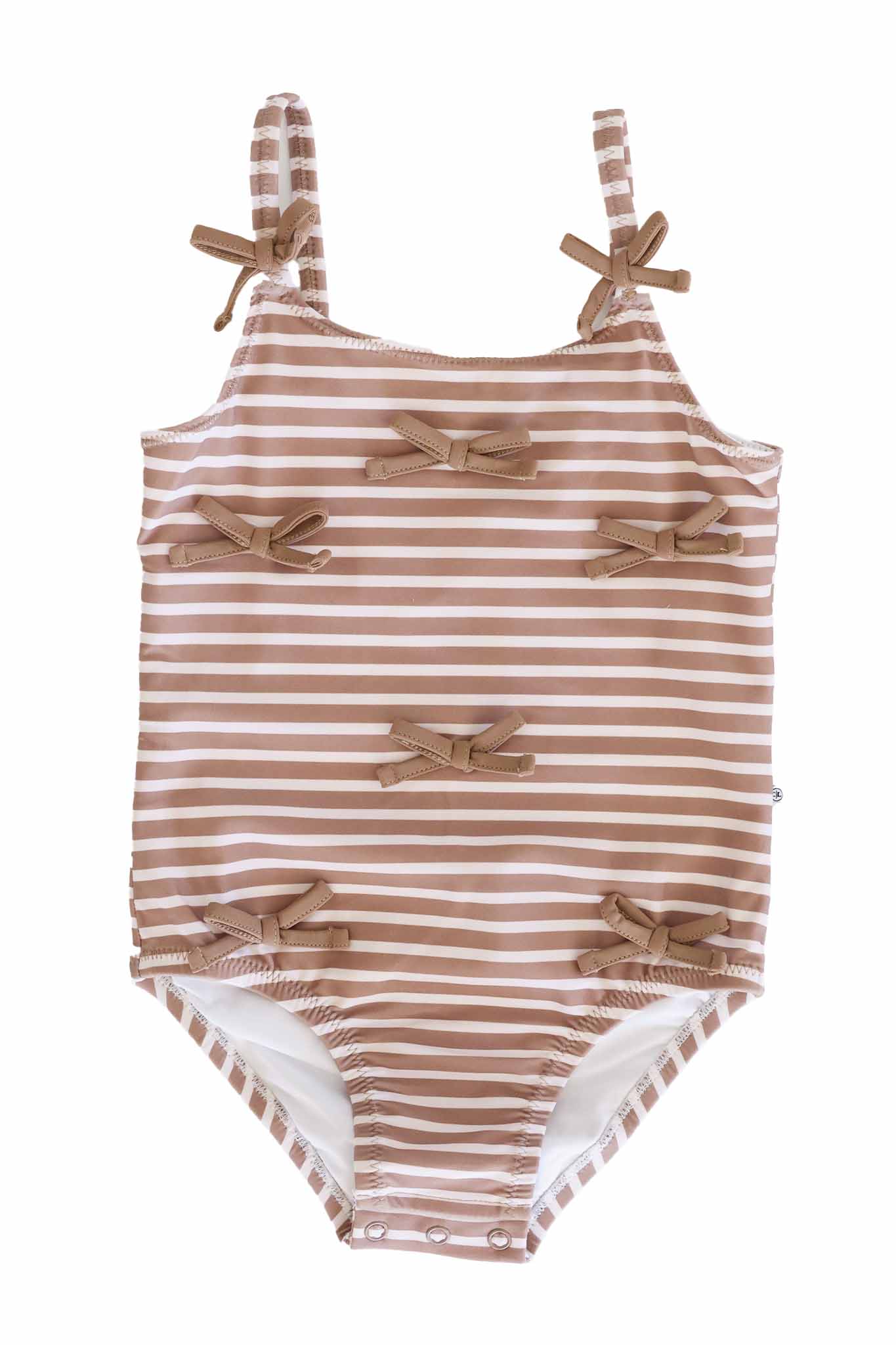 Tiny Bows One Piece | Sandy Stripes - Image 2