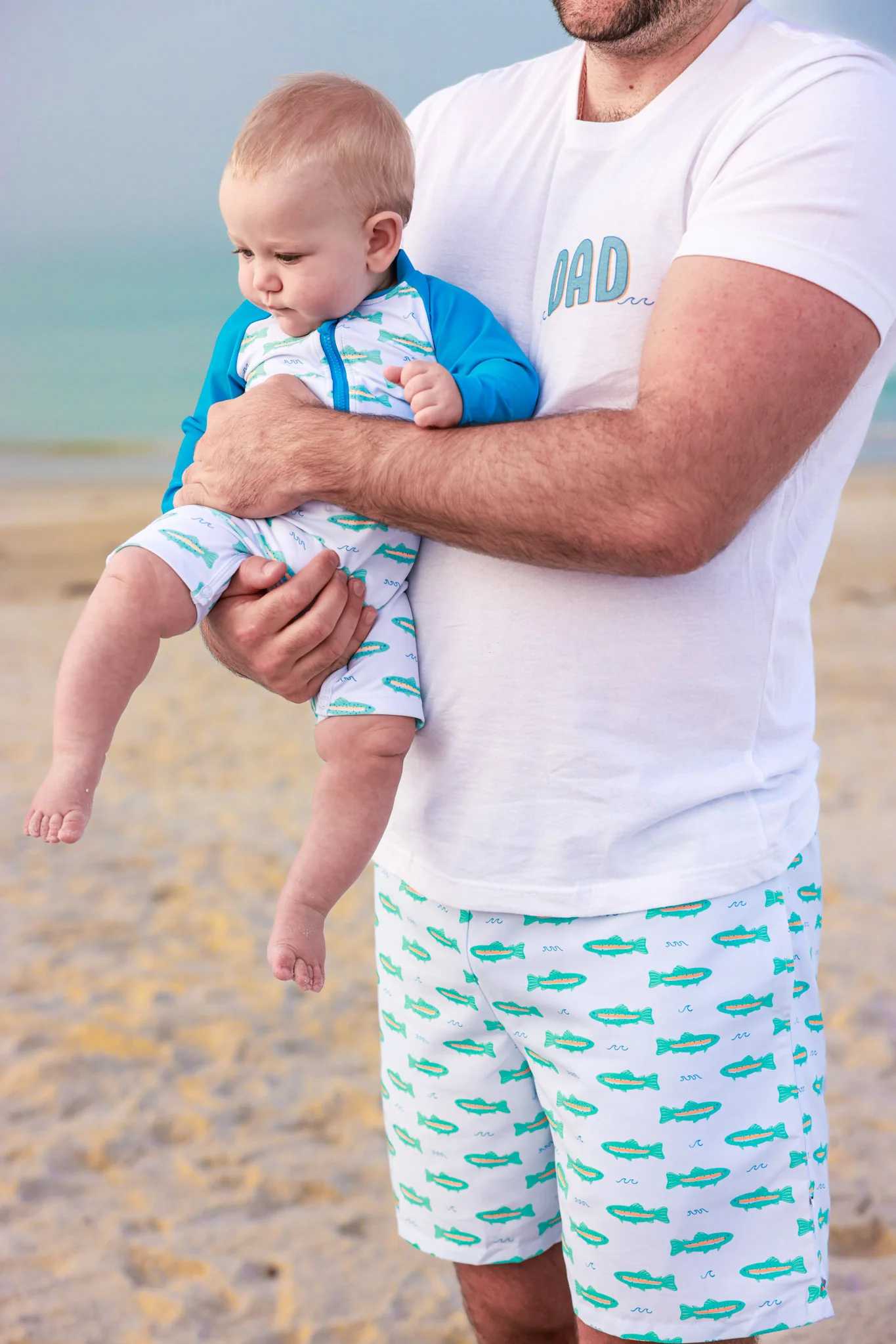 Tiny Trout Dad Graphic Tee | White - Image 3