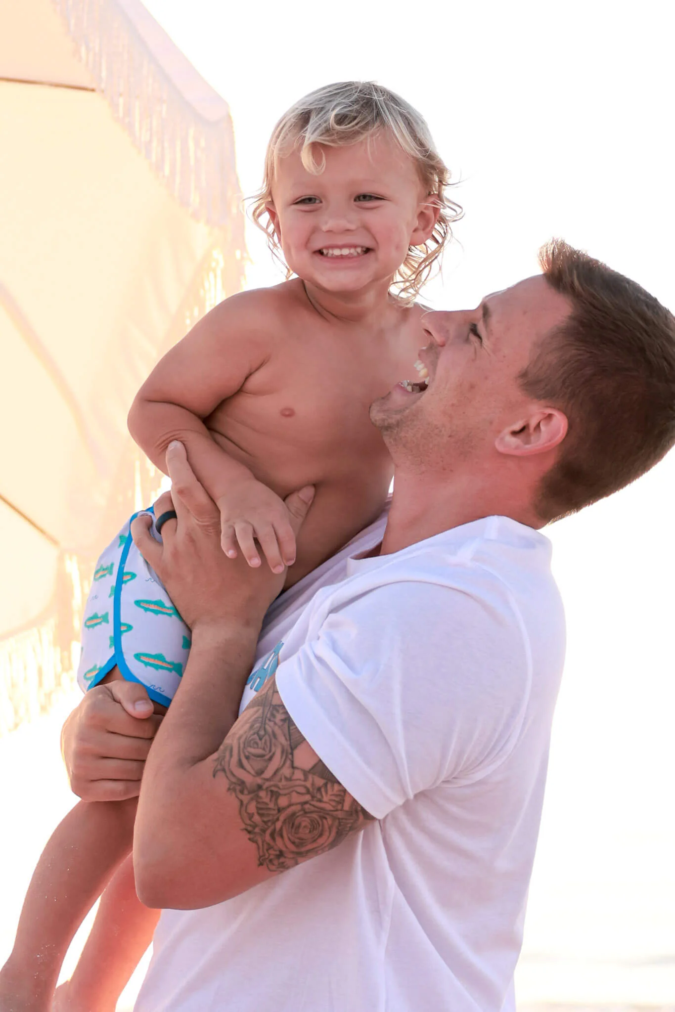Tiny Trout Dad Graphic Tee | White - Image 6