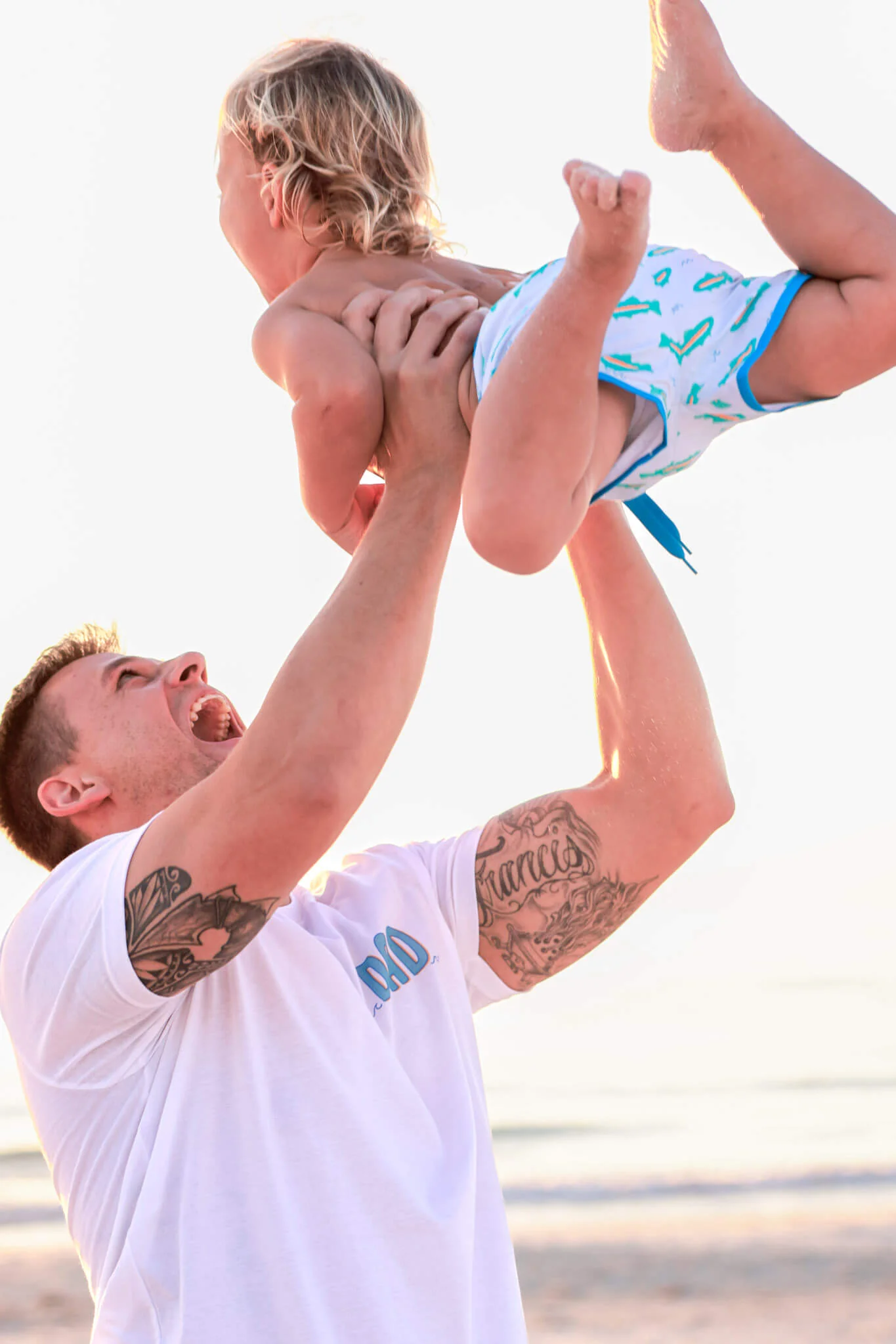 Tiny Trout Dad Graphic Tee | White - Image 8