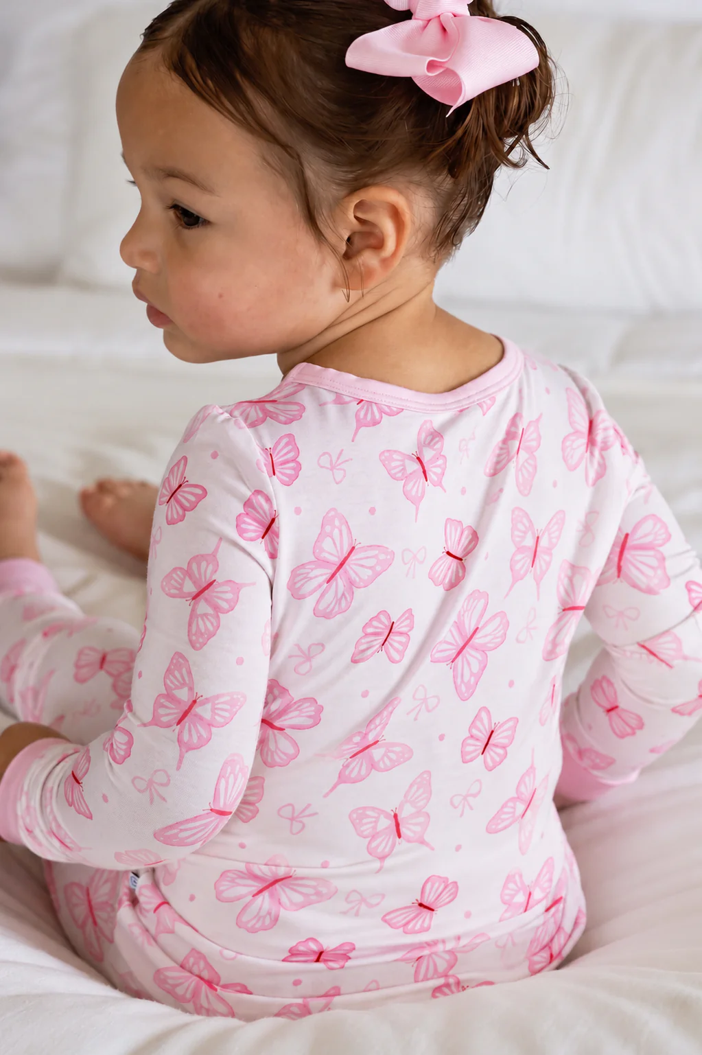 Two Piece Bamboo Pajama Set | Blooming Butterflies