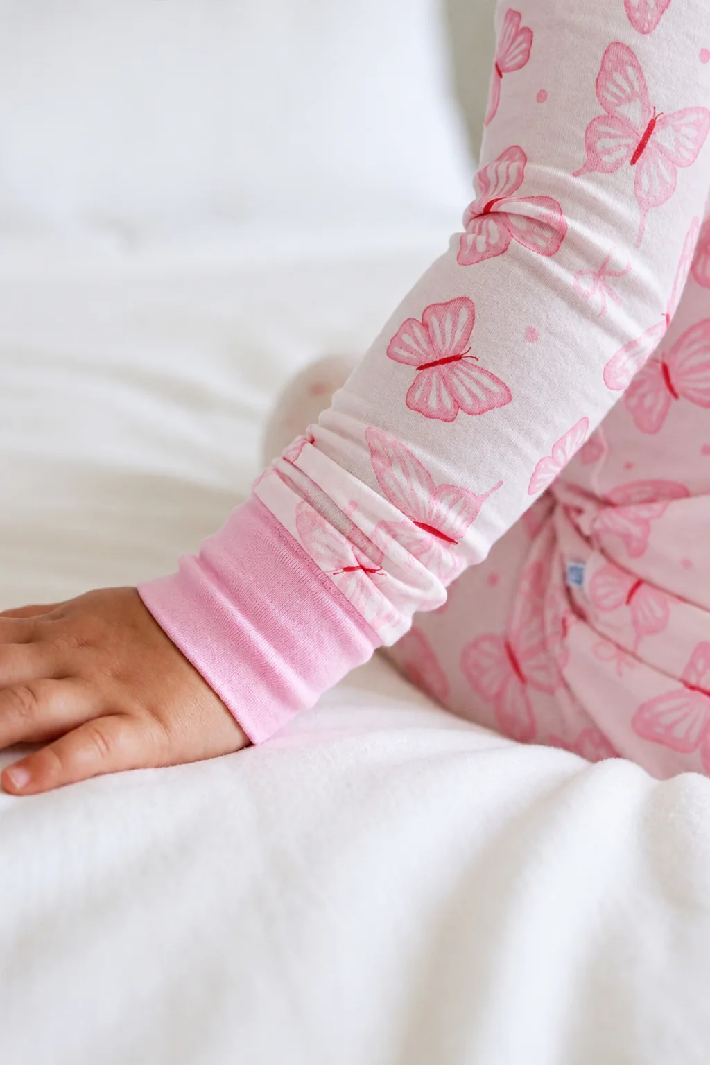 Two Piece Bamboo Pajama Set | Blooming Butterflies - Image 10