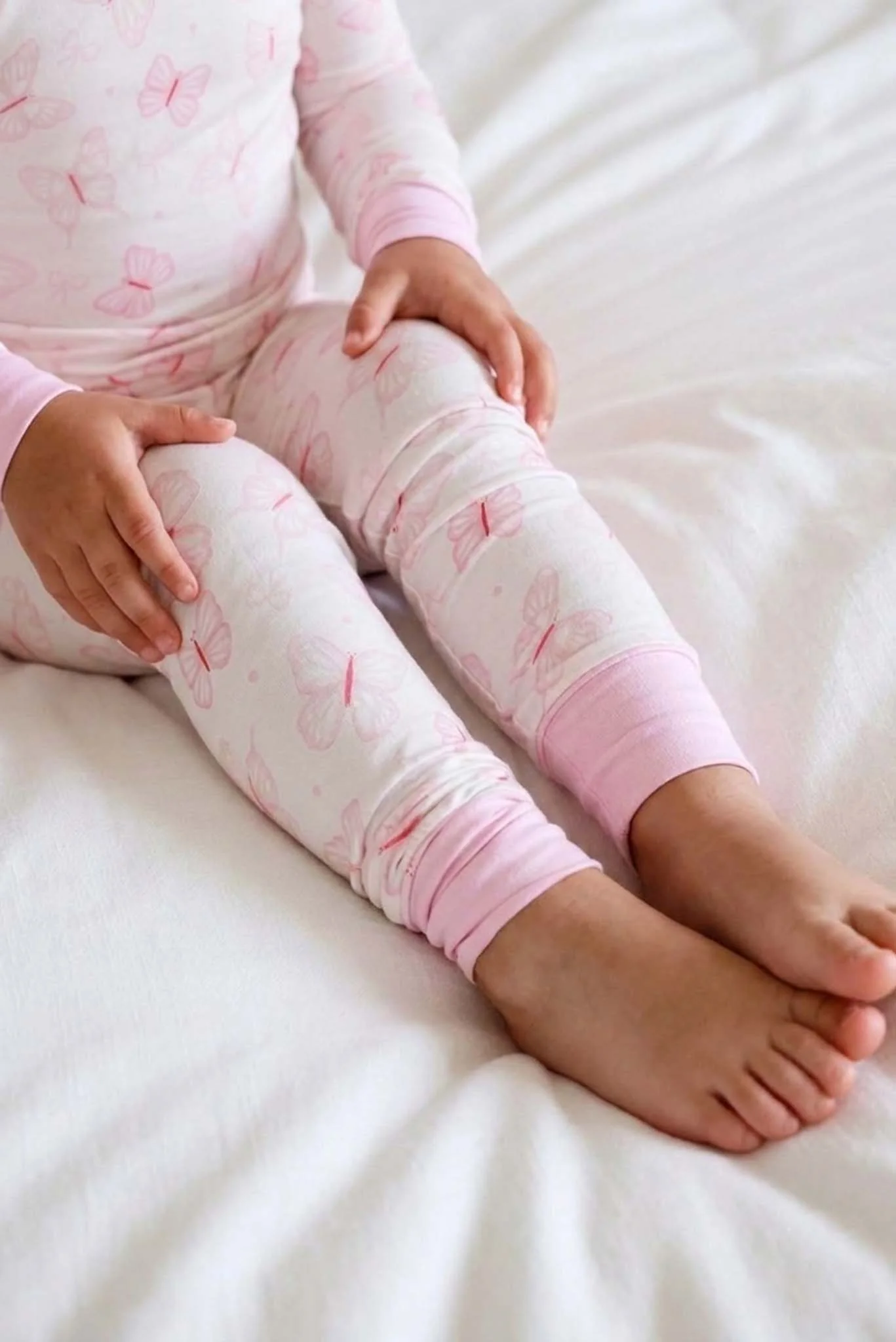 Two Piece Bamboo Pajama Set | Blooming Butterflies - Image 5