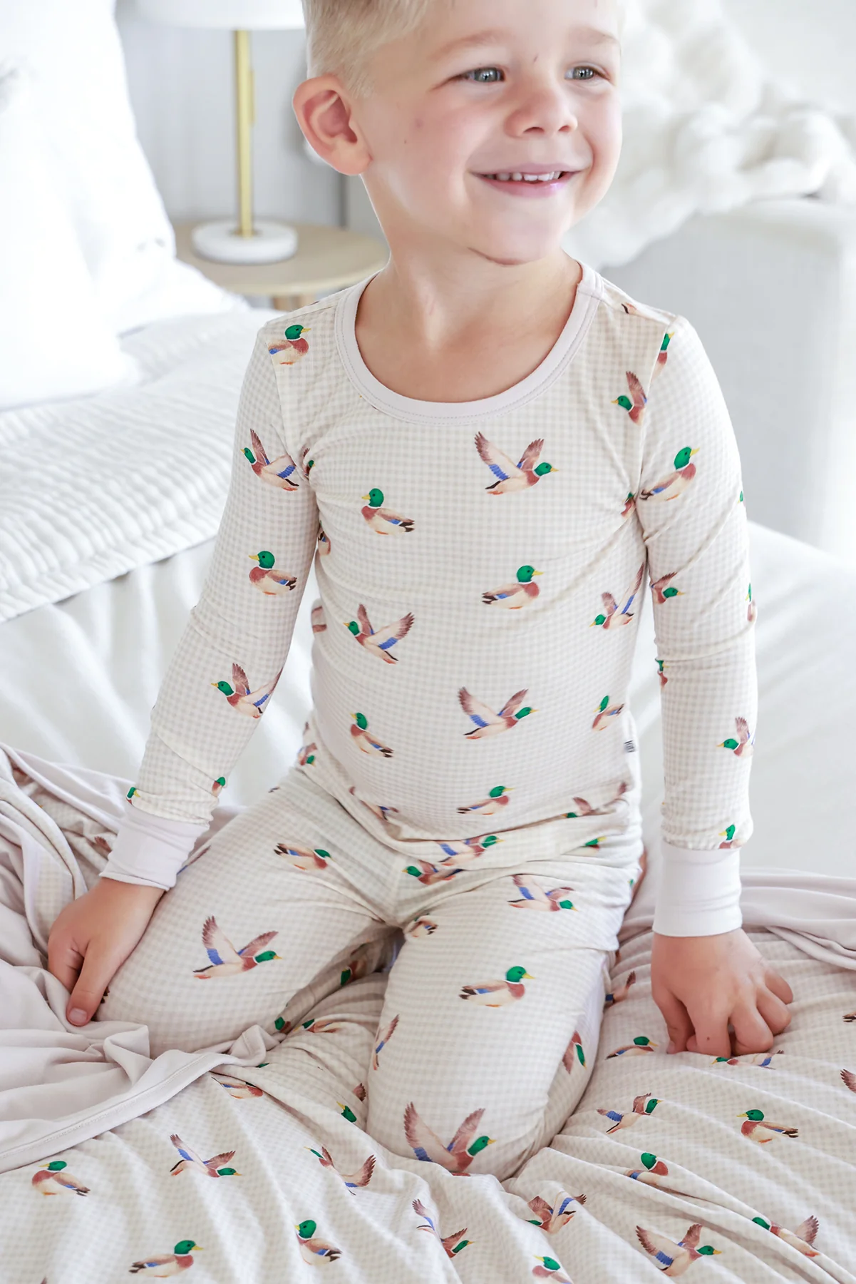 Two Piece Bamboo Pajama Set | Little Mallard - Image 5