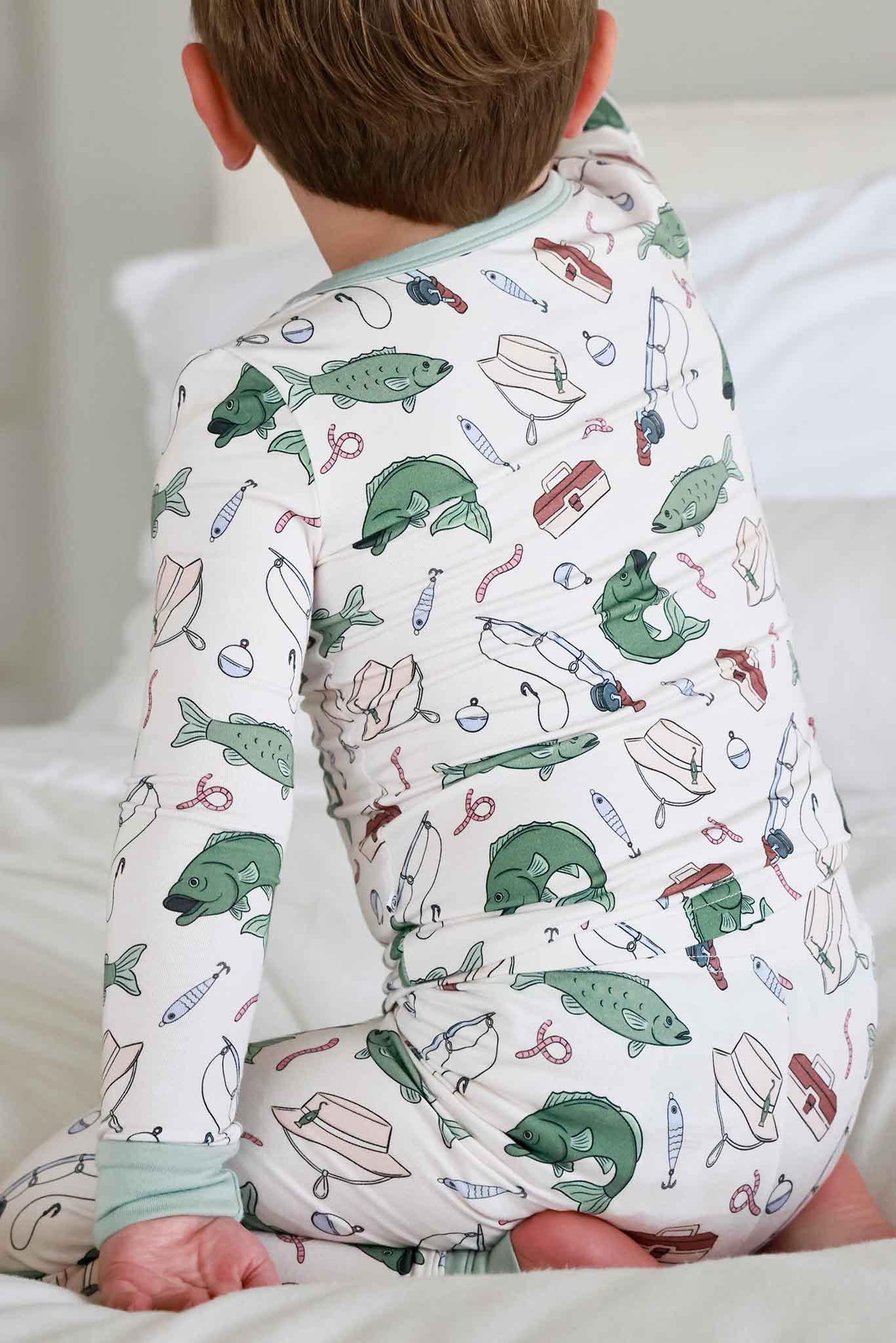 Two Piece Bamboo Pajama Set | Off the Hook - Image 3