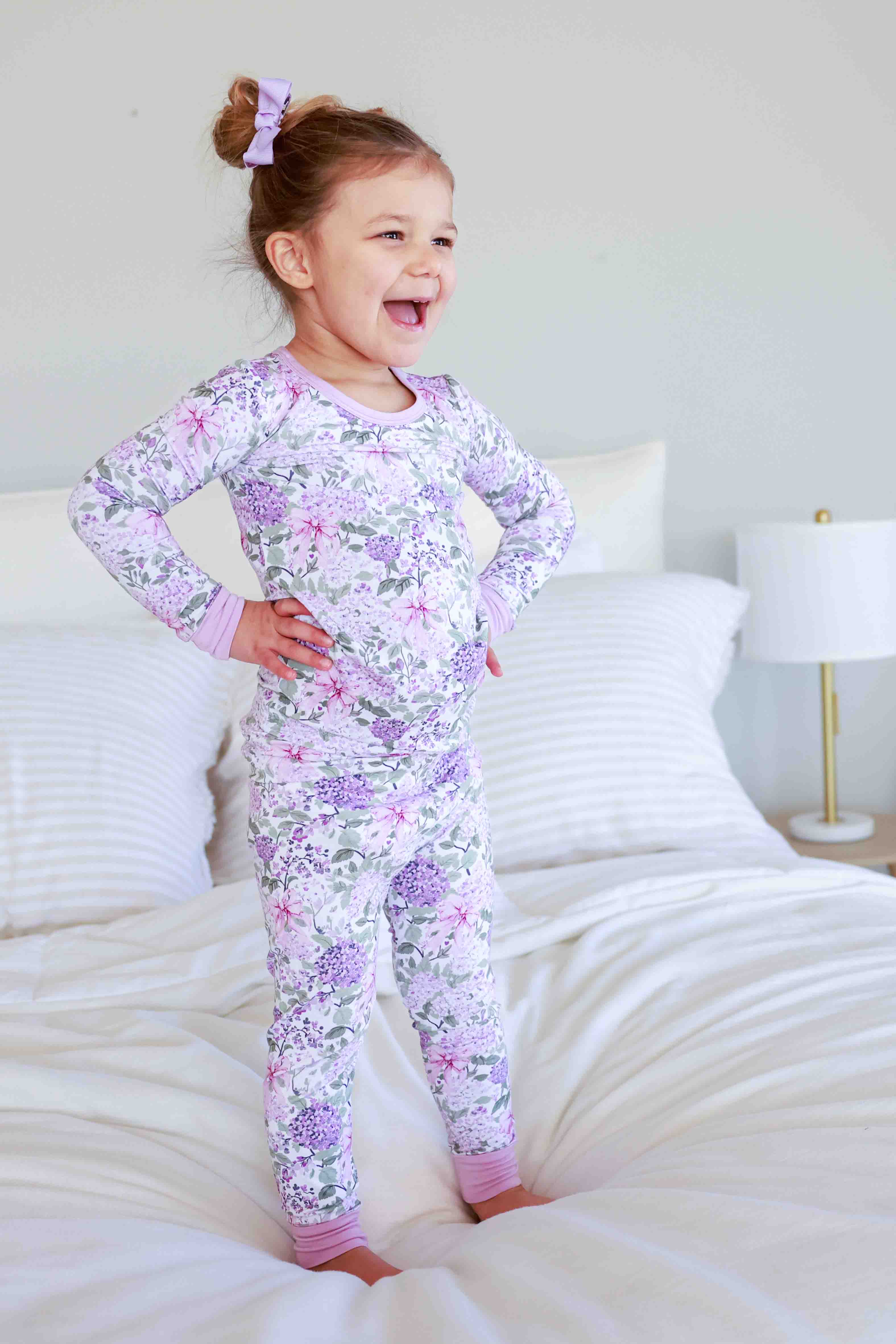 Two Piece Pajama Set | Lavender Lullaby - Image 4