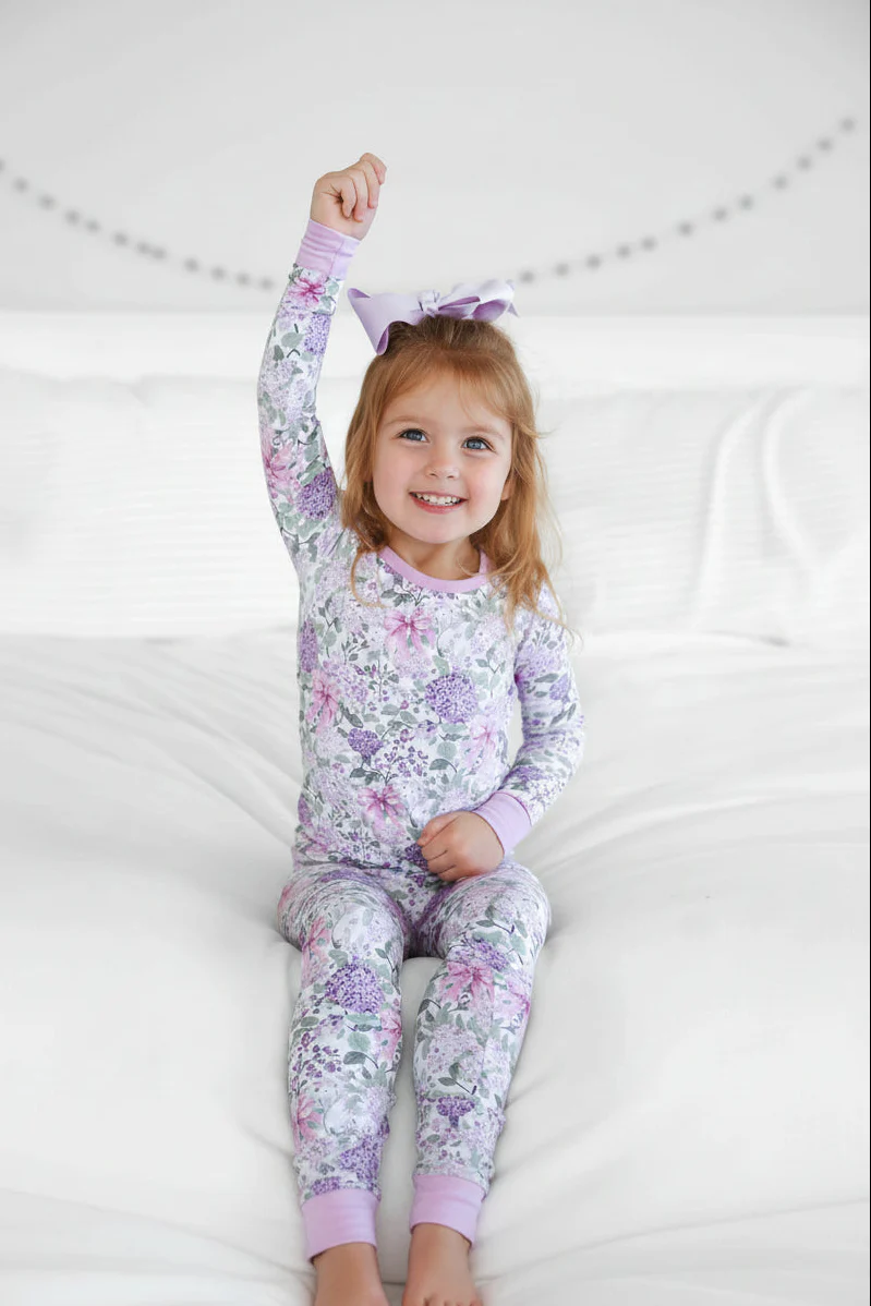 Two Piece Pajama Set | Lavender Lullaby - Image 6