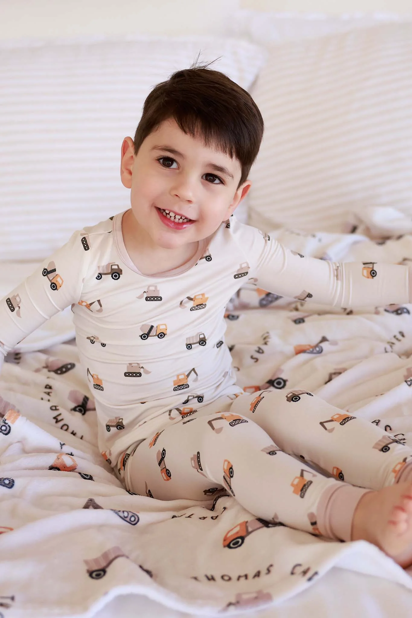 Two Piece Pajama Set | Little Builder - Image 6